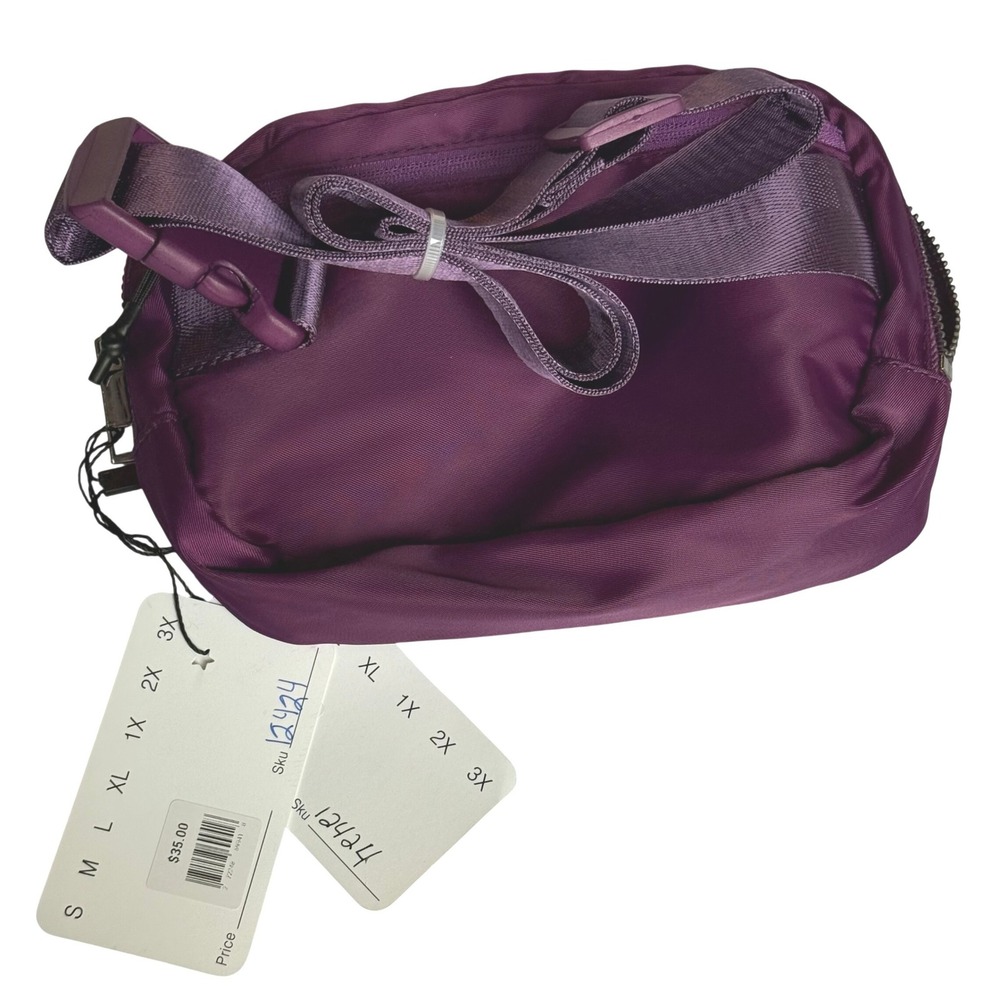 NWT Purple Nylon‎ Everywhere Belt Bag Adjustable Crossbody Fanny Pack Gorpcore